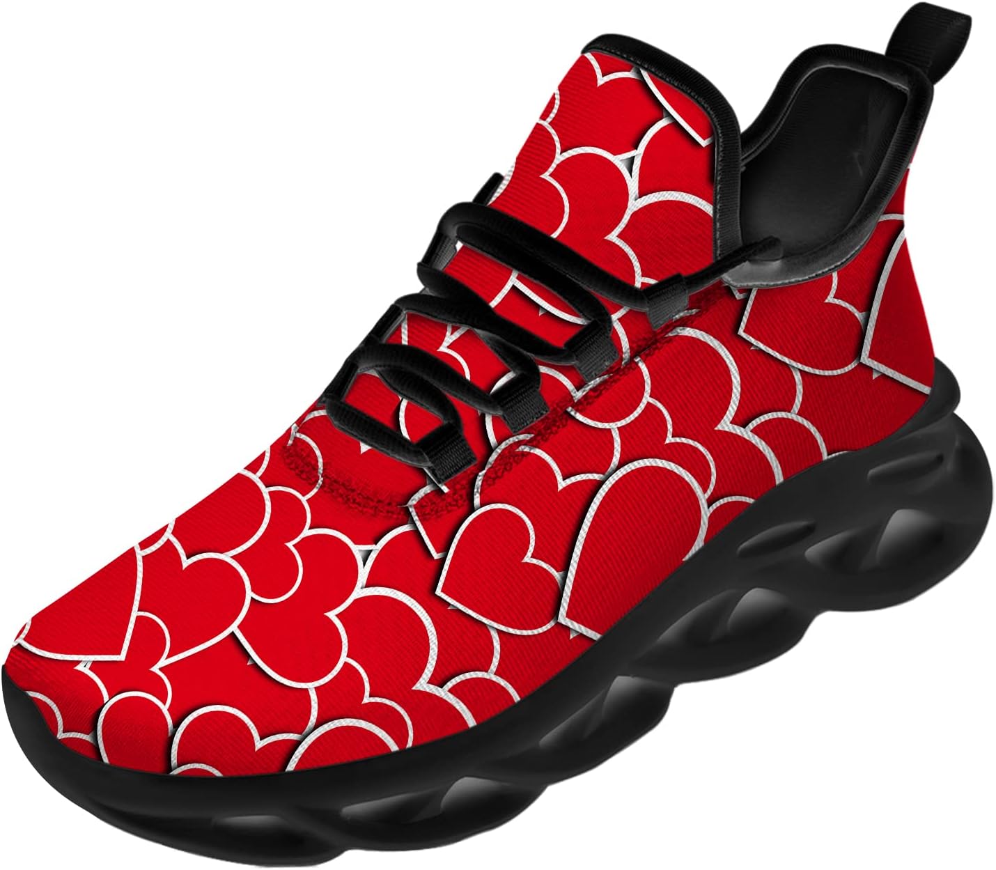 

Кроссовки Ciadoon Heart для мужчин и женщин для бега, ходьбы и тенниса, подарки ко Дню святого Валентина для мальчиков и девочек, Multicolor