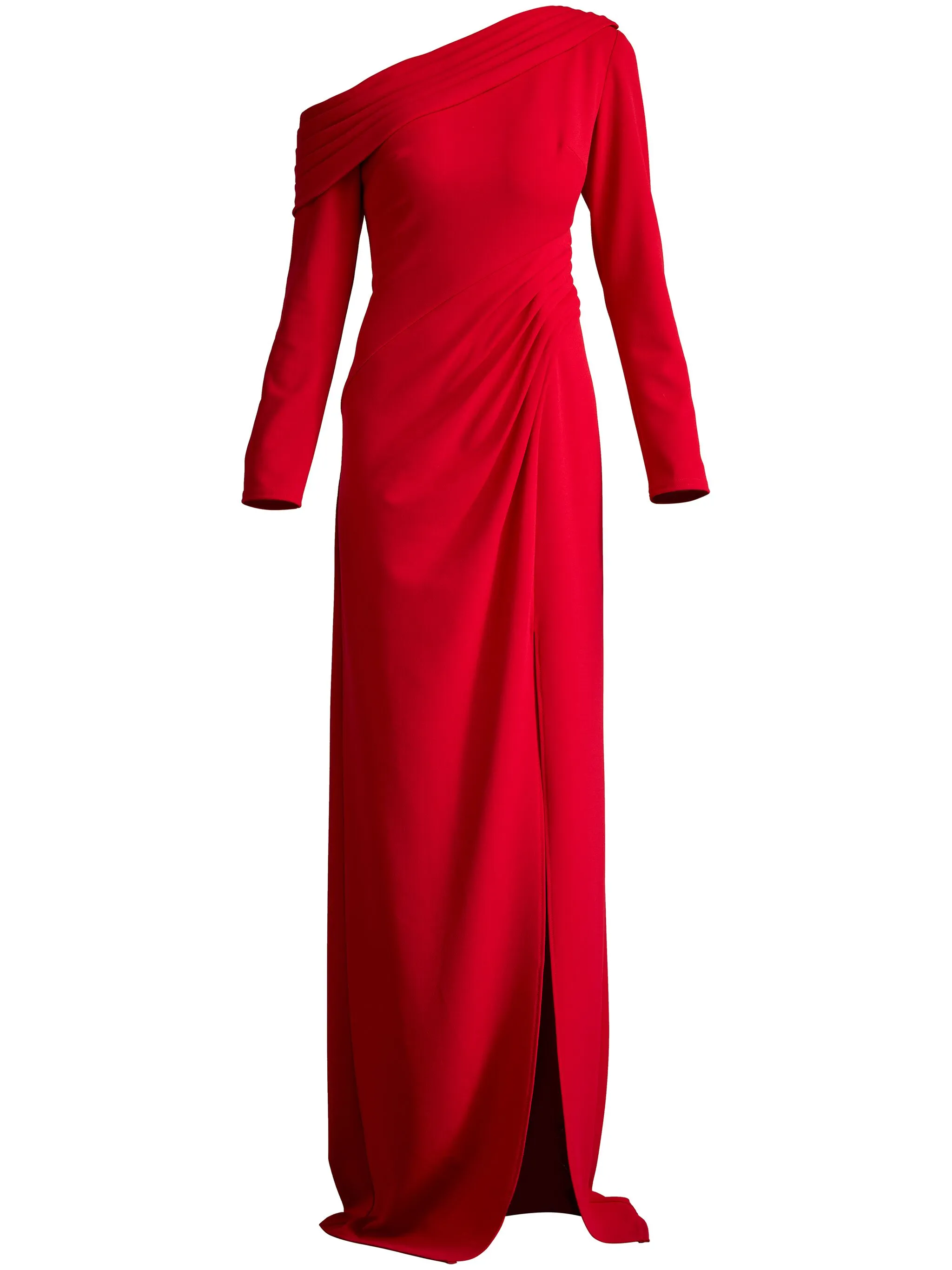 

Драпированное платье Arison со складками Tadashi Shoji, красный