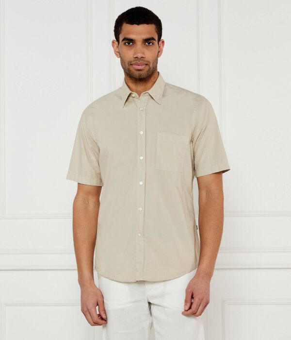 

Рубашка relegant_6-short_m Regular fit Boss Orange, желтый