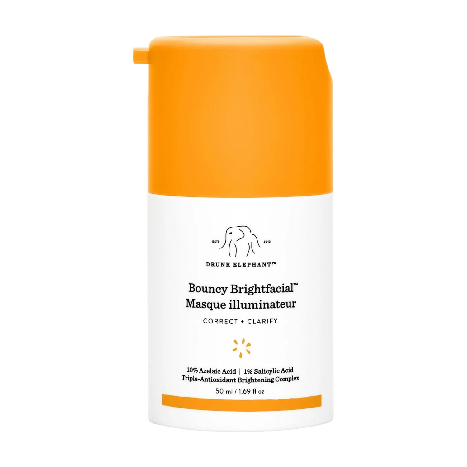 Drunk Elephant Bouncy Brightfacial - 50 мл - осветляющая маска для лица