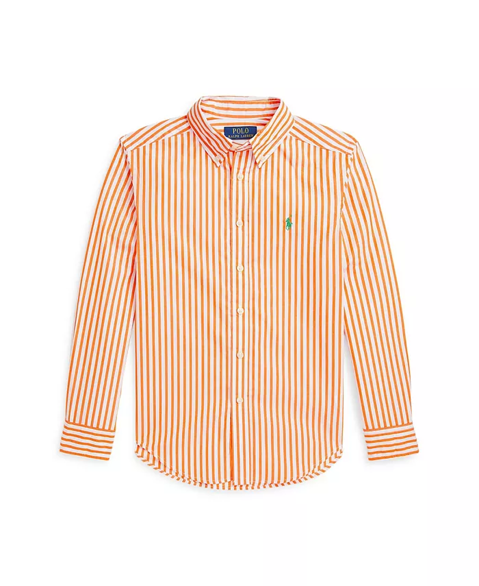 

Рубашка из поплина в полоску для мальчиков Big Boys Polo Ralph Lauren, мультиколор