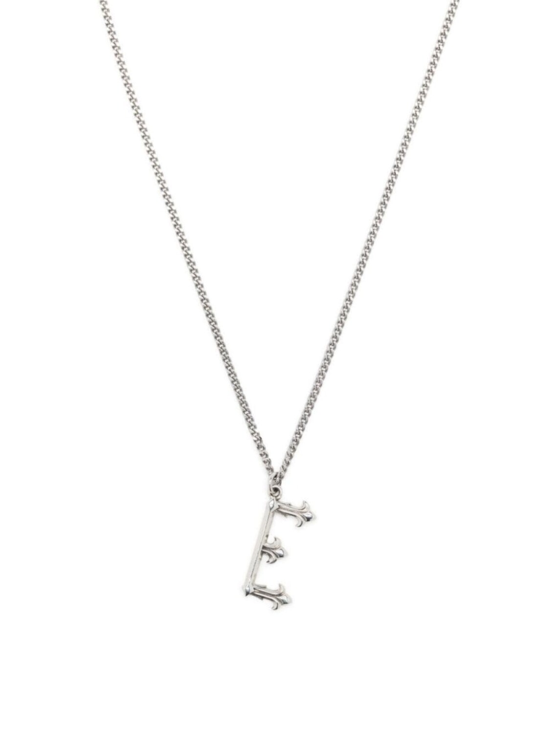 

Серебряное колье Alphabet Pendant E Emanuele Bicocchi, серебряный