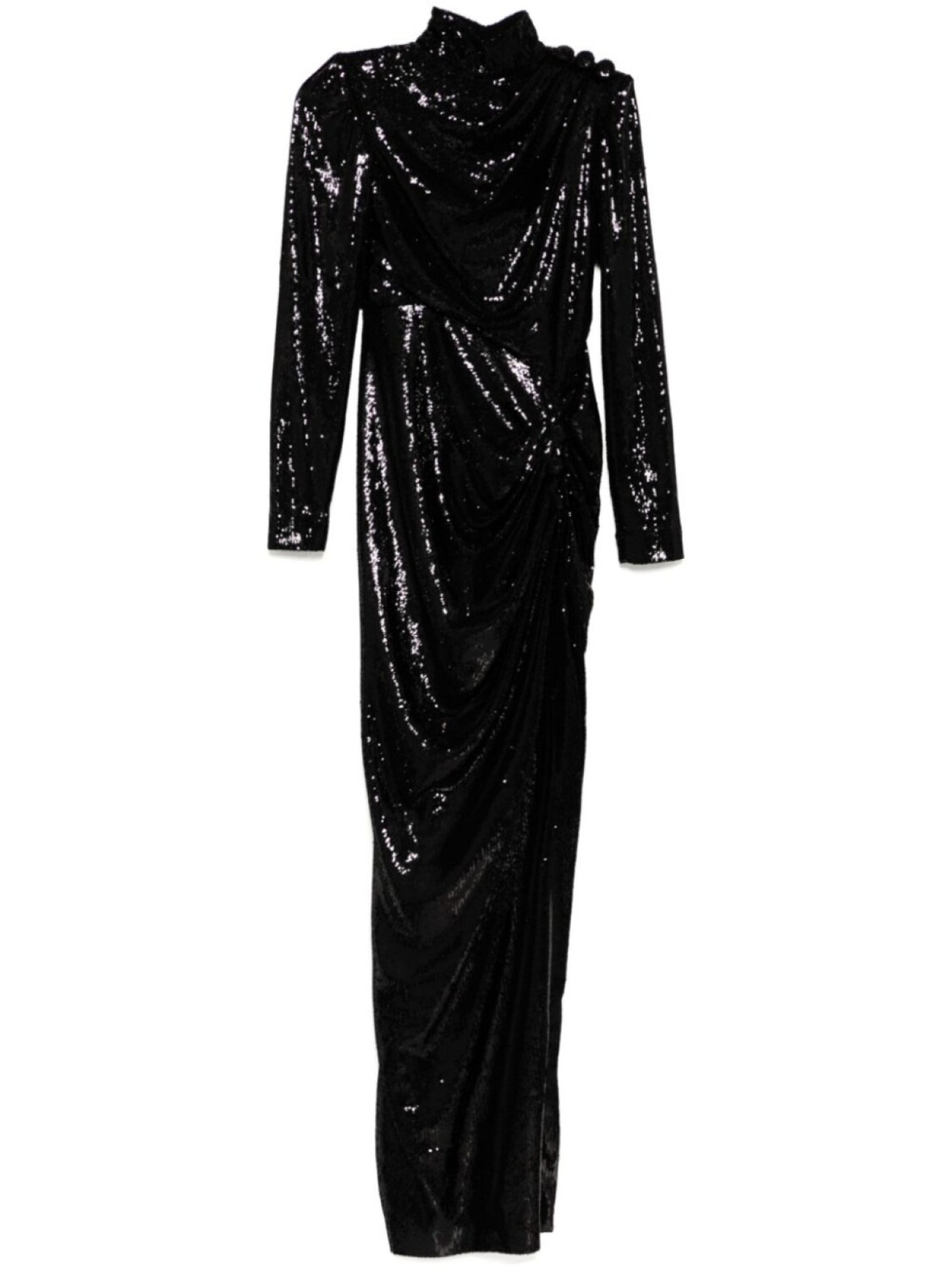 

Платье Zuhair Murad с высоким воротом, черный