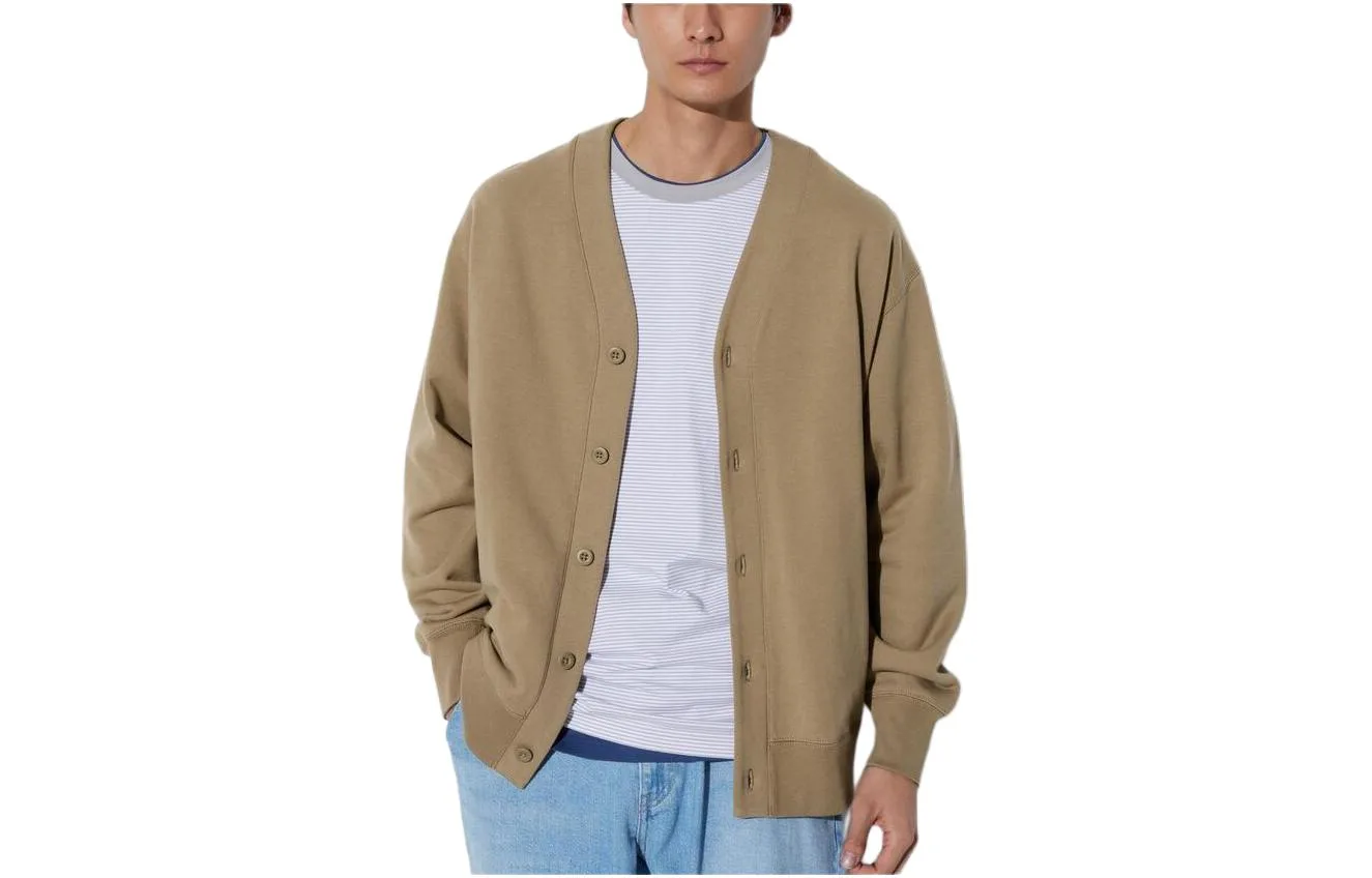 UNIQLO Свитшот унисекс темно-бежевый
