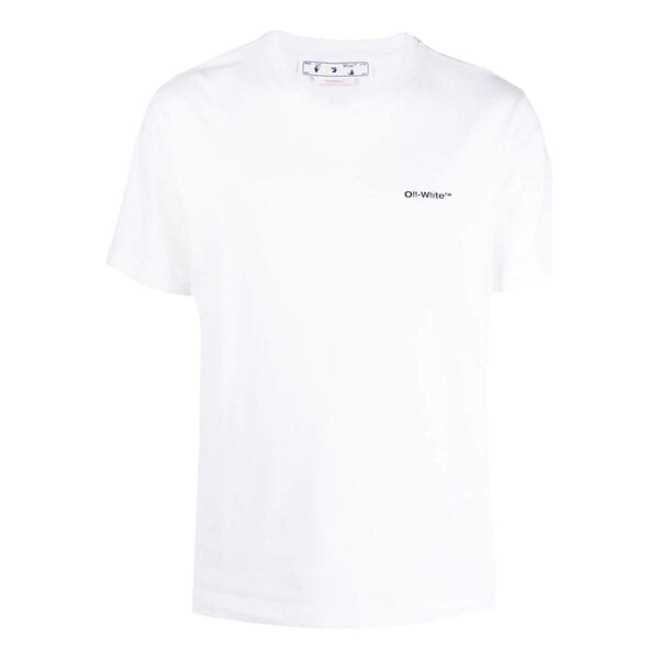 

Футболка Off-White FW22 Round Neck T-Shirt 'White', белый