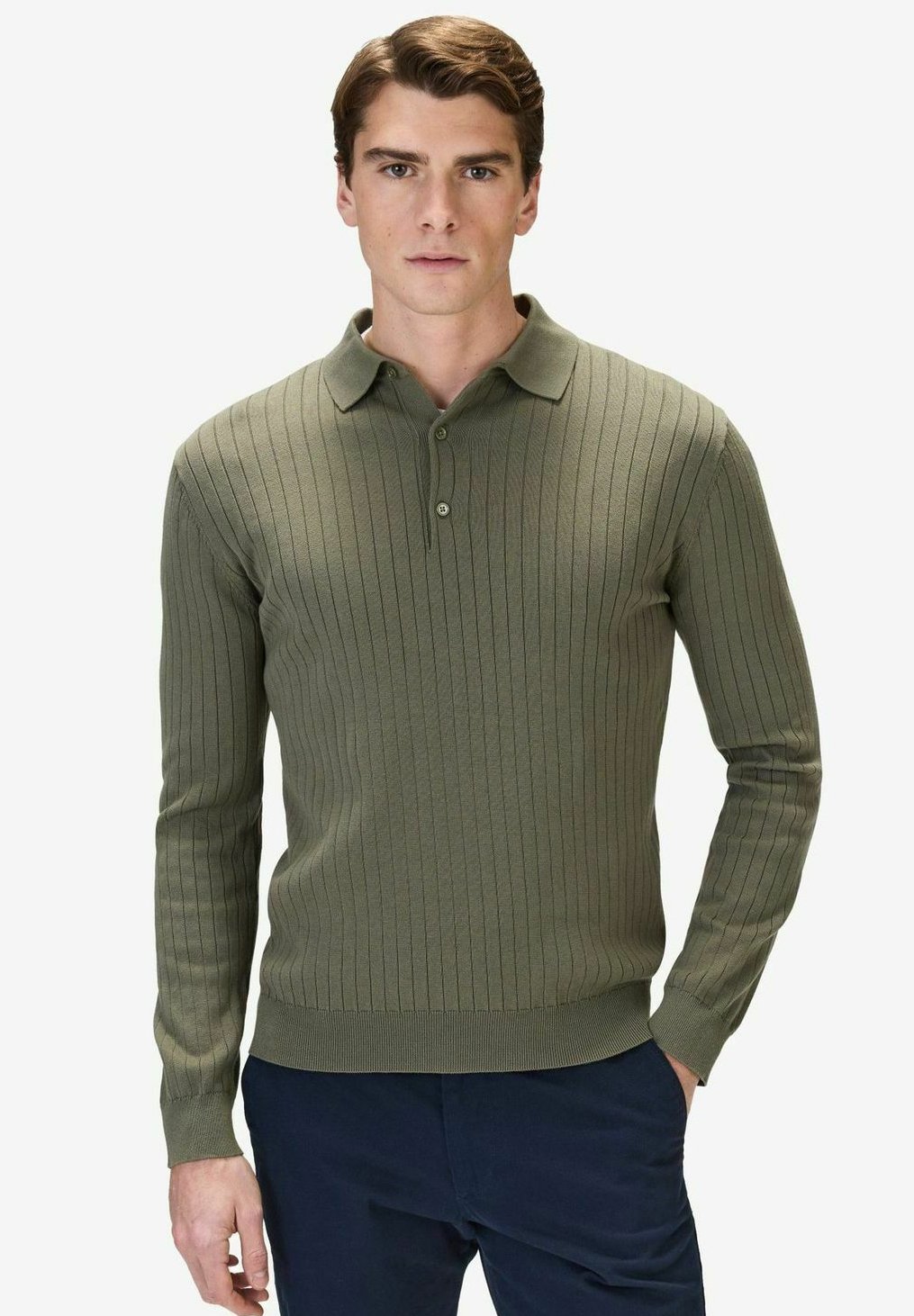 

Рубашка поло RIBBED POLO John Henric, зеленый