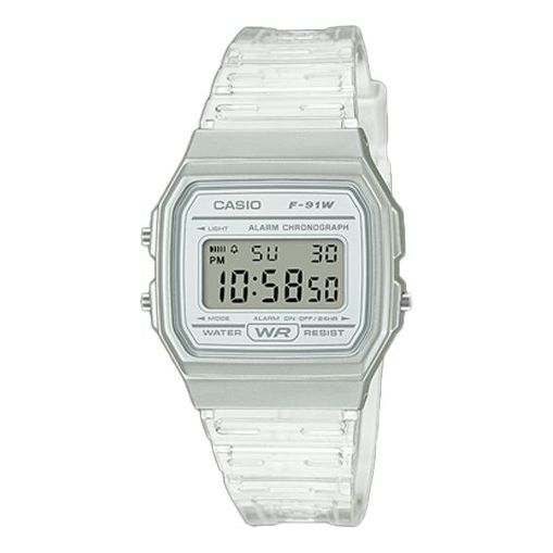 

Часы CASIO Waterproof Sports Unisex Mens White Digital, белый