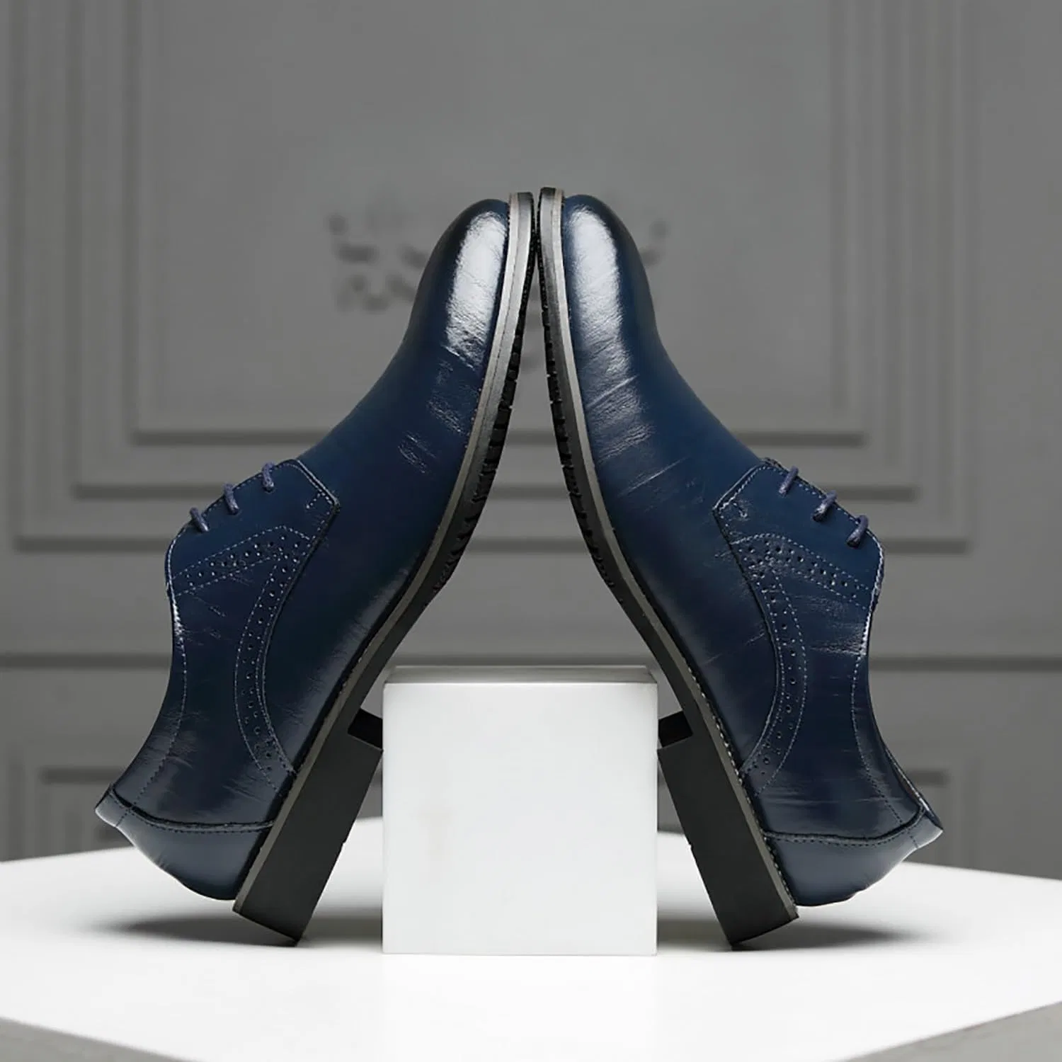 Мокасины мужские на каждый день, Loafers, синий DAO-UPPSE — фото 3