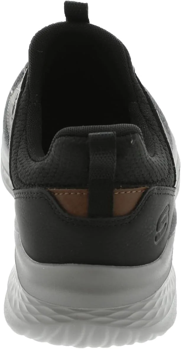 

Мужские кроссовки Skechers Slade - вязанные с эластичным шнурком Breyer, черный/серый