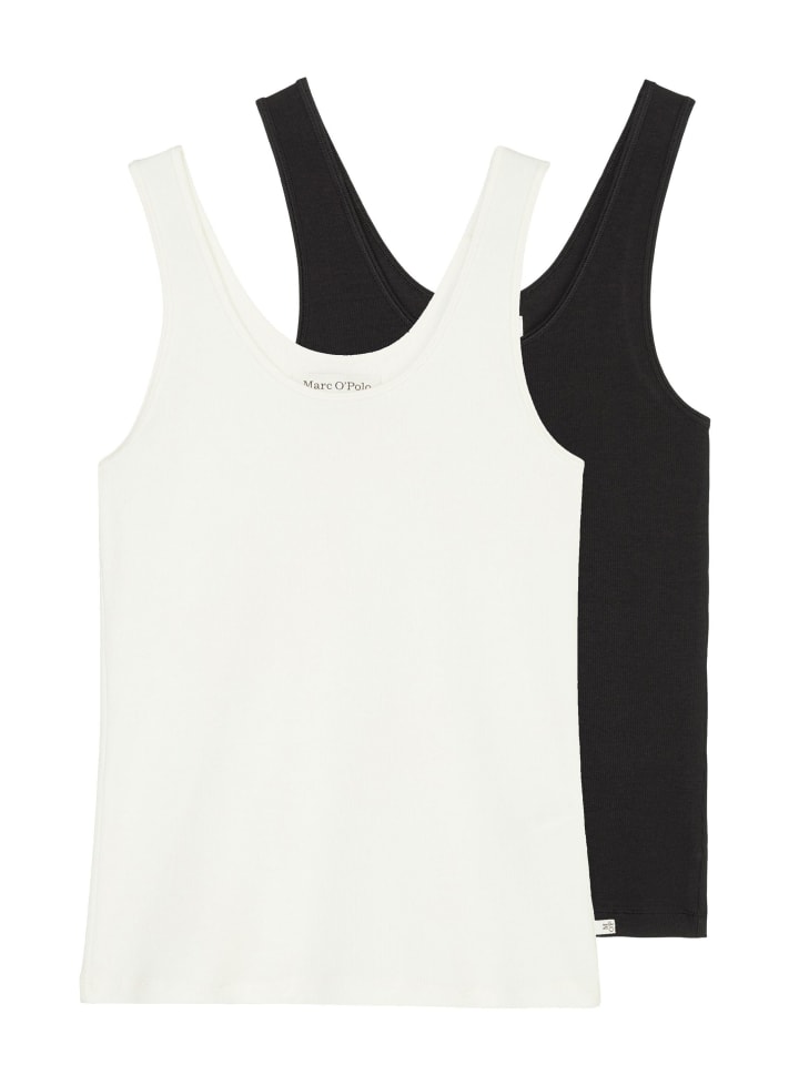 

Майка Marc O´Polo Bodywear, белый/черный