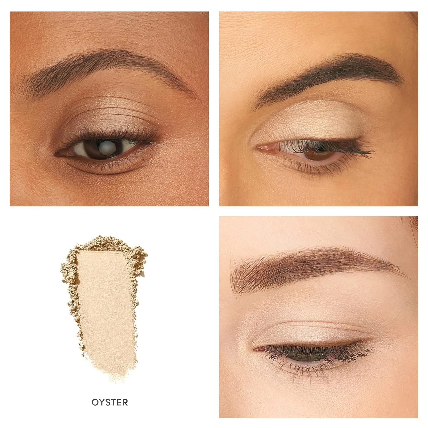 Тени для век Jane Iredale PurePressed, высокопигментированные минеральные тени для век, стойкая формула, предотвращающая скатывание, безопасны для чувствительной кожи вокруг глаз., Oyster — фото 3