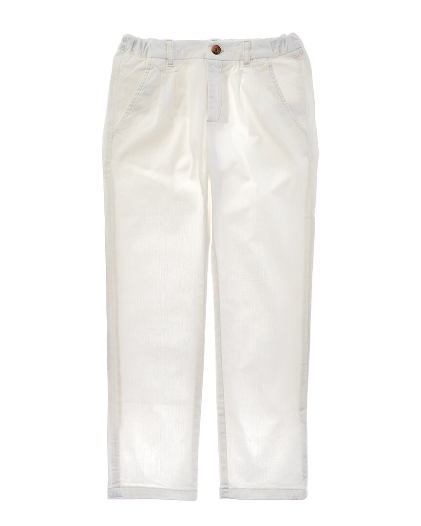 

Бонпуан Сплошные брюки Bonpoint, белый