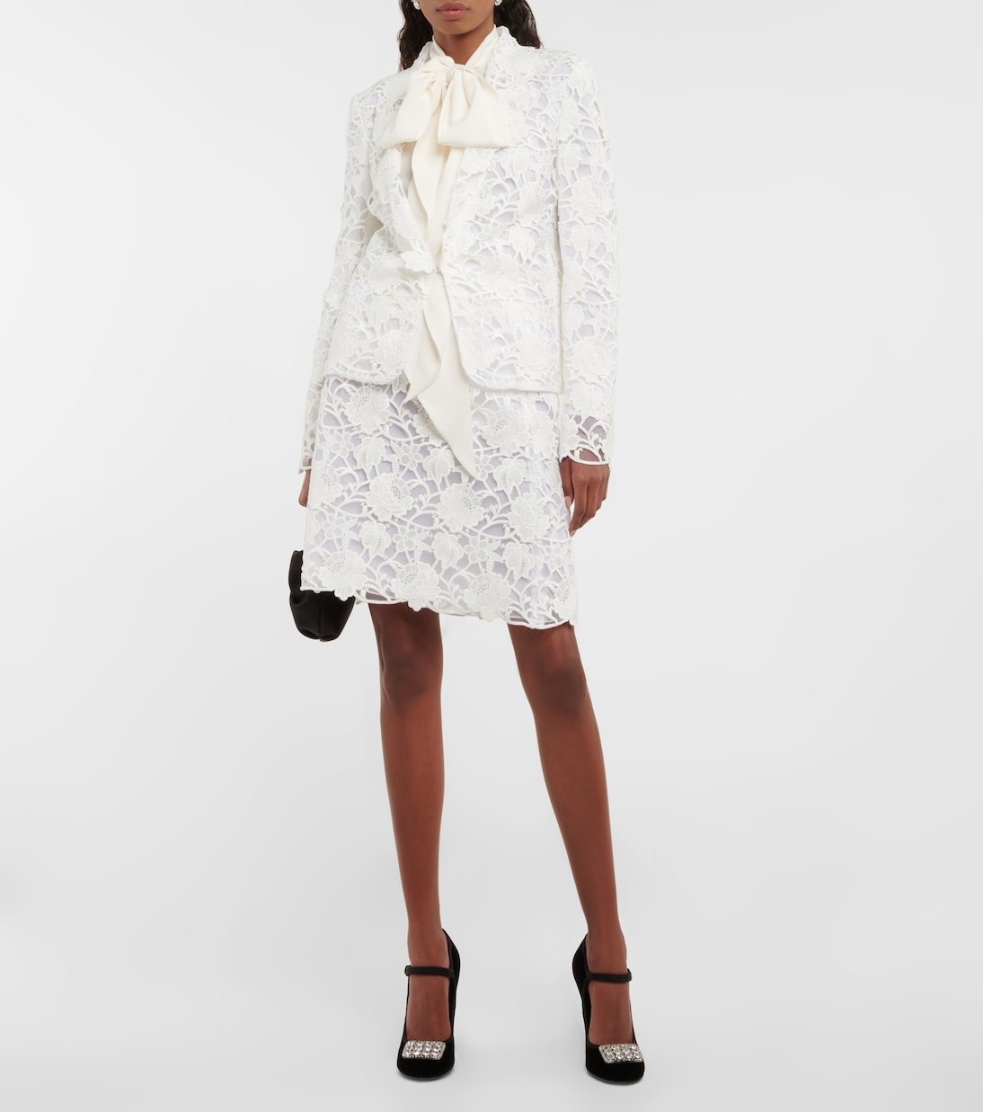 Туфли из бархата с декором Giambattista Valli, черный — фото 2