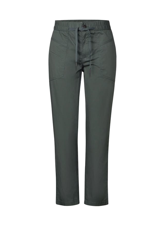 

Брюки длиной 7/8 Street One, цвет 15518 marshy gree