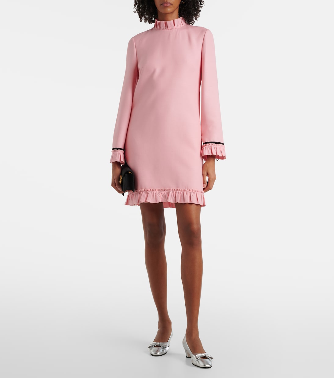Туфли Bowow 45 из металлизированной кожи Valentino Garavani, серебряный — фото 3