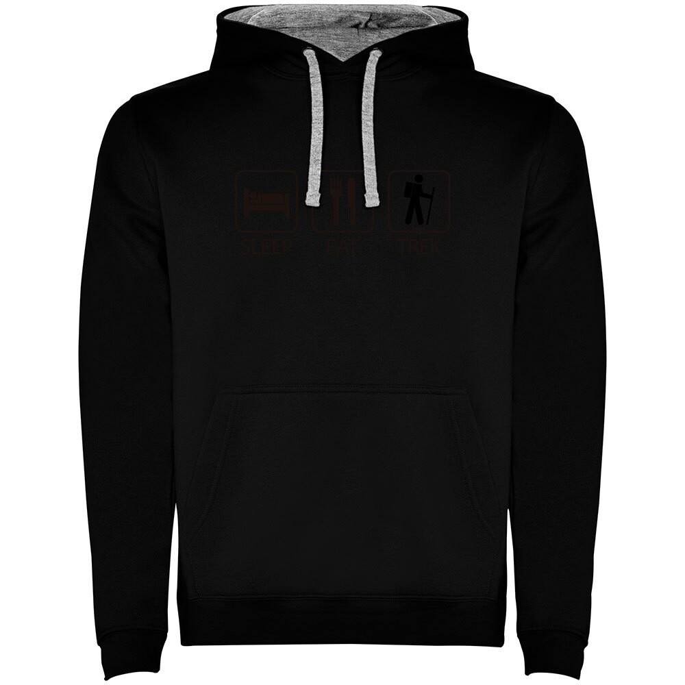 

Худи Kruskis Sleep Eat And Trek Two-Colour, черный