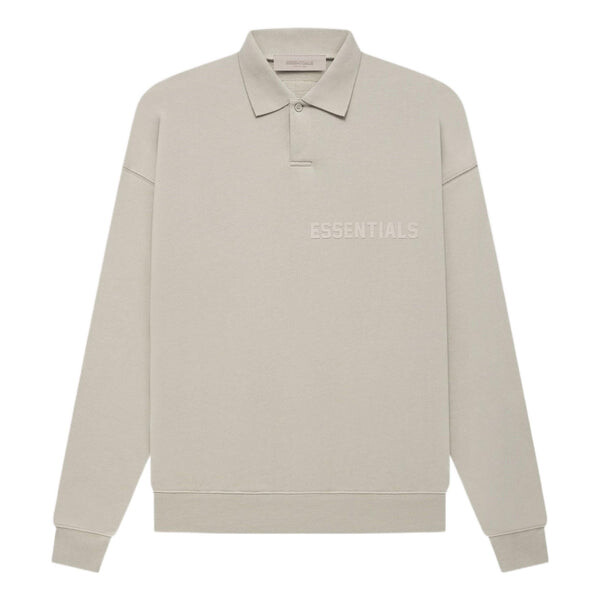 

Рубашка поло fw22 ls polo 'smoke' Fear Of God Essentials, серый