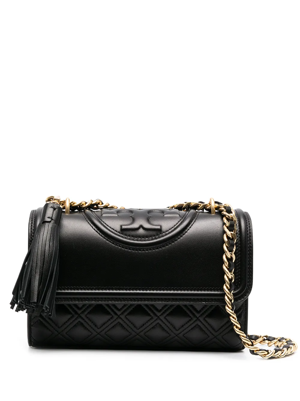 

Маленькая сумка на плечо Fleming Convertible Tory Burch, черный