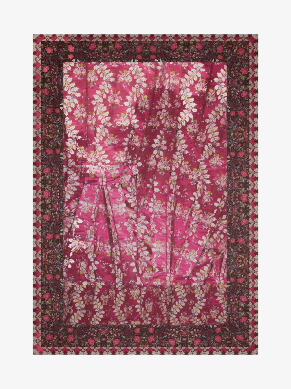 

Шарф-палантин с цветочным принтом Hawnbci Pierre-Louis Mascia, розовый