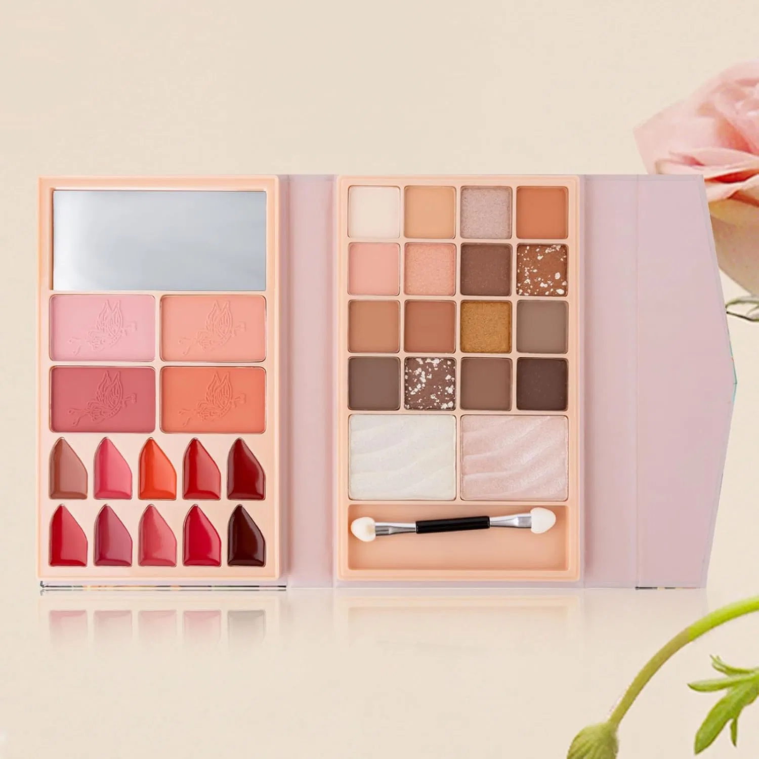 Палетка для контуринга и хайлайтинга Multifunctional Beauty Kit, No Brand, 1 шт. — фото 2