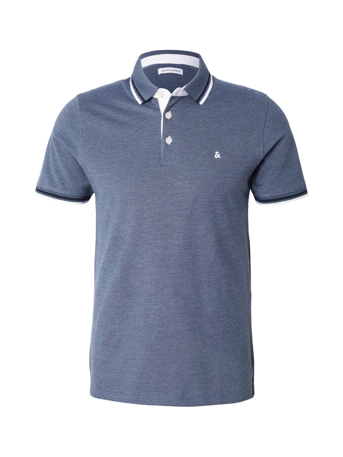 

JACK & JONES Футболка 'JJEPAULOS' в цвете Marine Blue, Mottled Blue