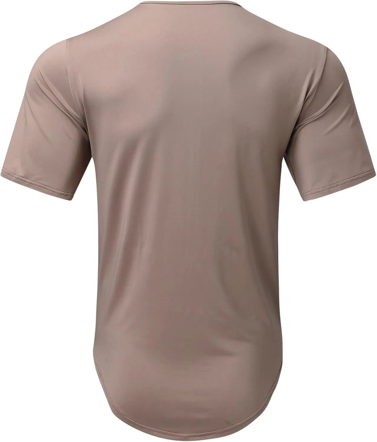 Футболка для тренировок Dry Fit Slim Fit на молнии, Khaki — фото 4