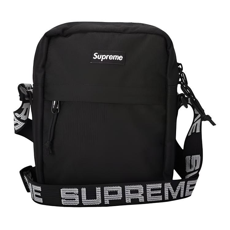 

Supreme Сплошной цвет кроссбоди, плечевая сумка унисекс Black