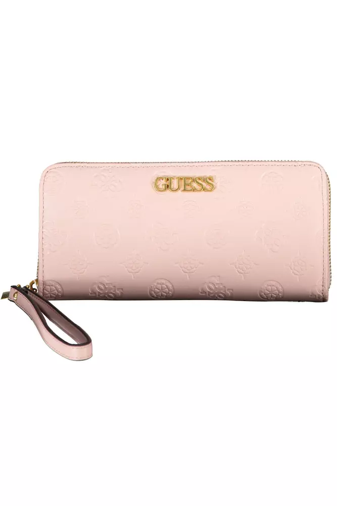 

Розовый полиэтиленовый женский кошелек Guess Shoes