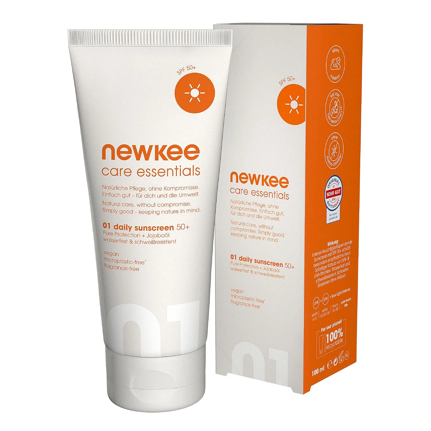 Солнцезащитный крем SPF 50+ от newkee 100 мл Newkee