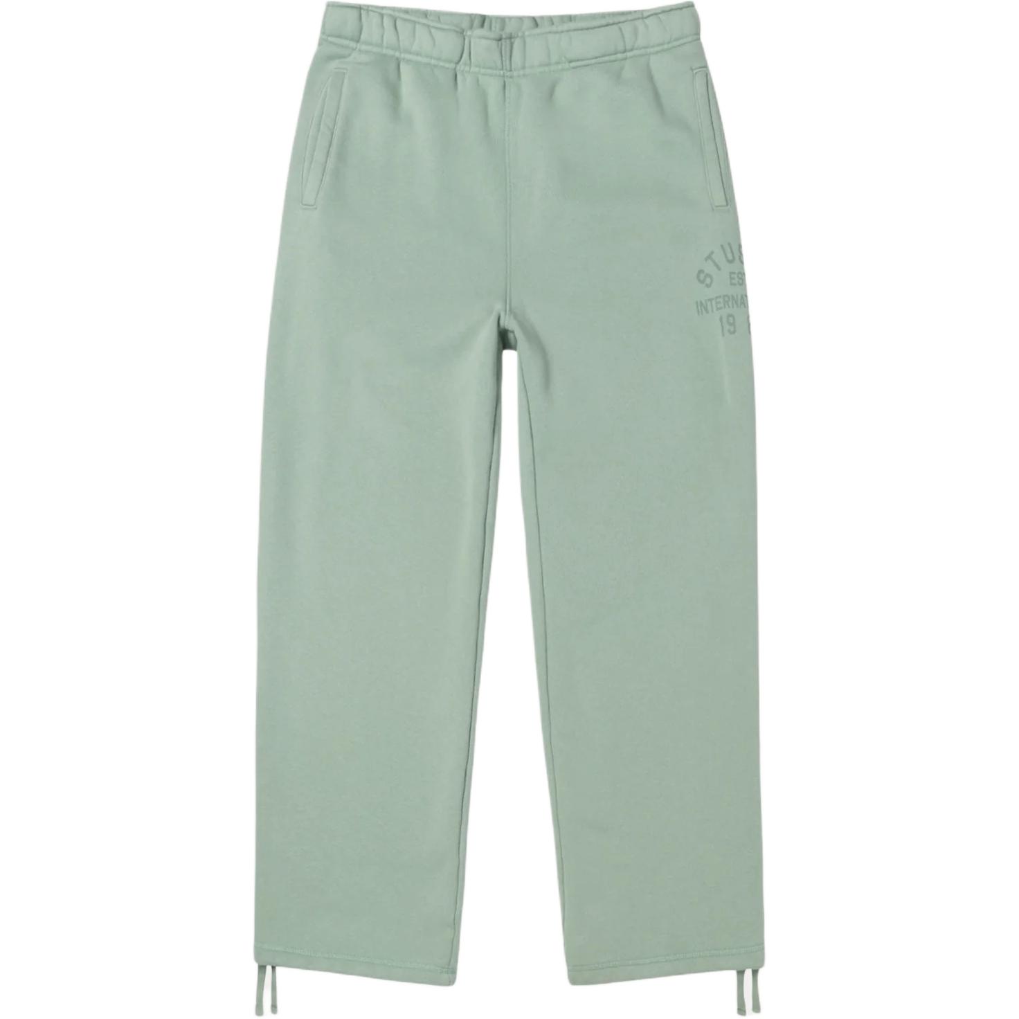 

Брюки Fleece Casual Unisex Stussy, серо-зеленый