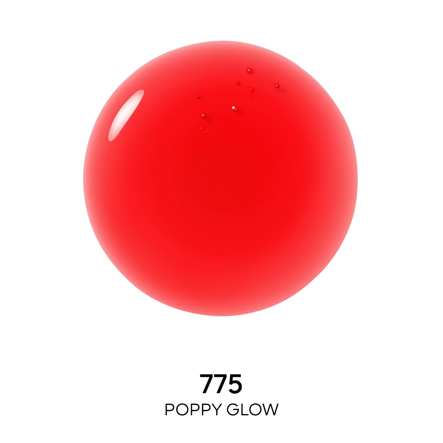 Бальзам для губ Guerlain — Масло для губ kk 24 bee glow lip oil , 775 poppy glow, объем, 9.5 мл — фото 2
