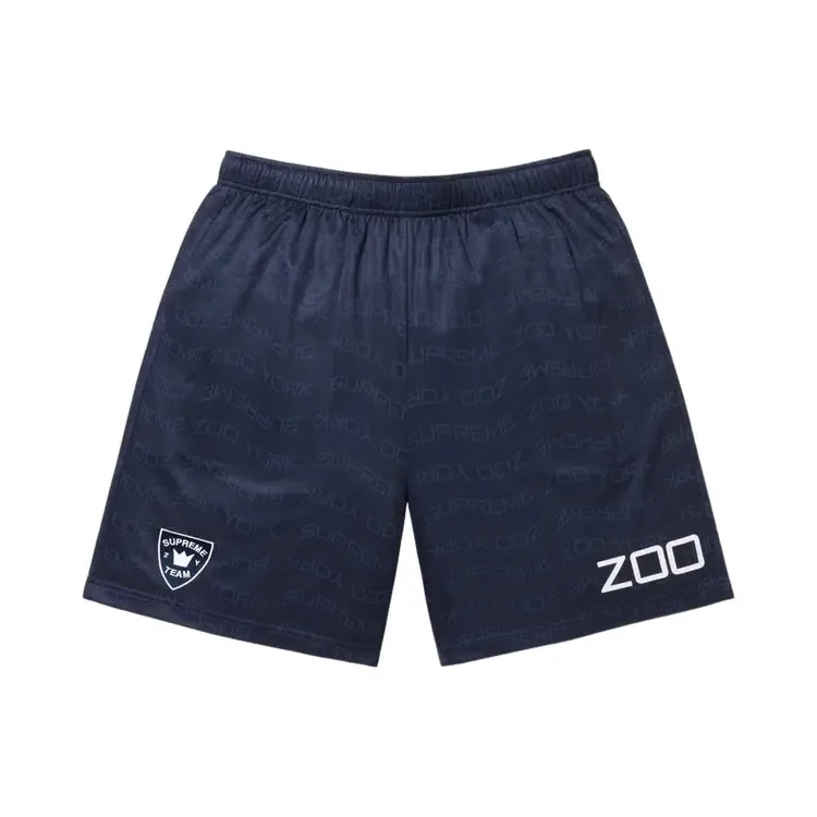 Футбольные шорты Supreme x Zoo York, темно-синие