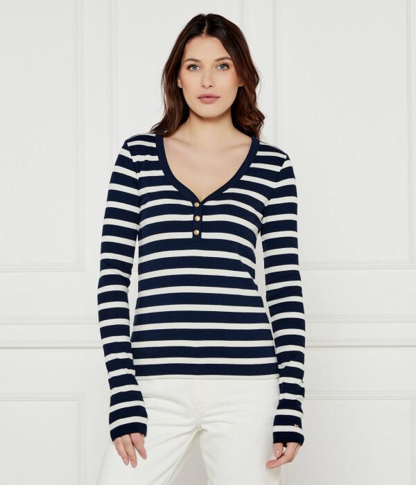 

Блузка Хенли Slim fit Tommy Hilfiger, белый