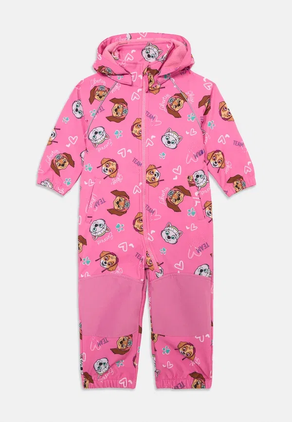 Костюм софтшелл alfa08 paw patrol snowsuit Name It, розовый космос
