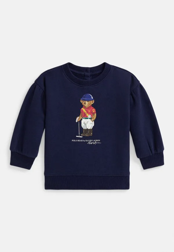 Толстовка из флиса с изображением медведя поло Polo Ralph Lauren, Newport Navy