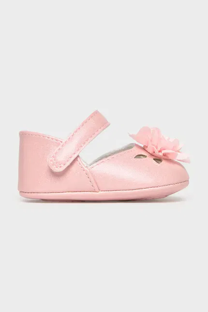 Ботинки детские из экокожи Mayoral Newborn, розовый