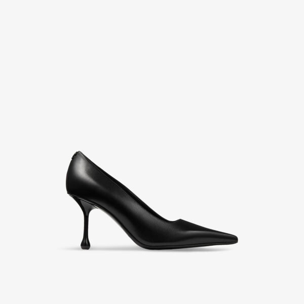Туфли-Лодочки Ixia 80 из кожи на каблуке с логотипом Jimmy Choo, черный