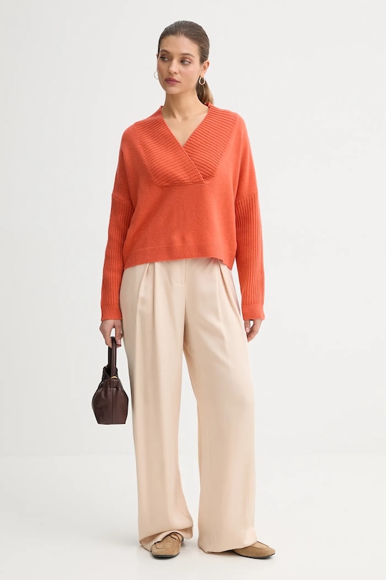 

Свитер из смесовой шерсти United Colors Of Benetton, оранжевый