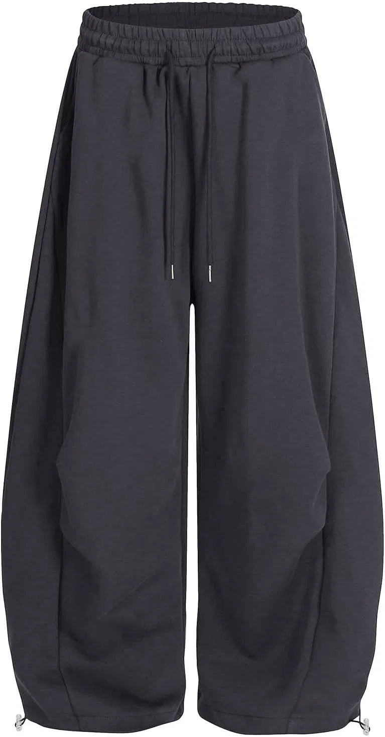 Женские спортивные брюки Barrel Sweatpants 2026, повседневные, свободные, в стиле Y2K, с завязками, эластичным поясом, широкими штанинами, удобные, с карманами — фото 4