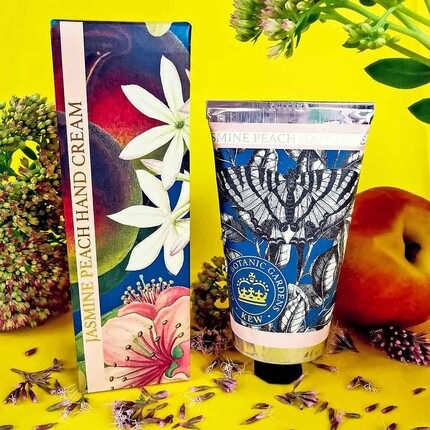 The English Soap Company Крем для рук с ароматом персика и жасмина из Королевского ботанического сада Кью 75 мл — фото 2