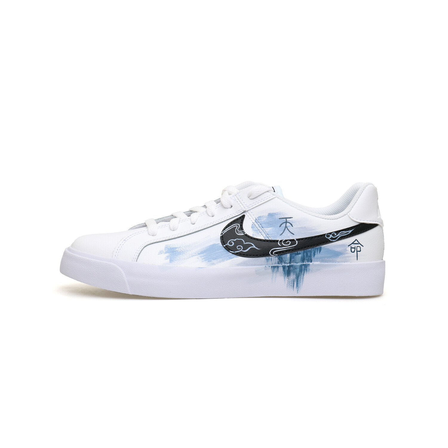 

Кроссовки для скейтбординга Court Royale, унисекс, низкие, синий/черный/белый Nike