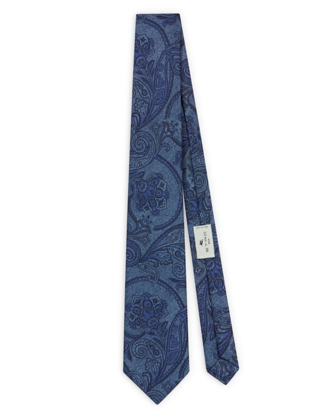 

ETRO галстук с узором пейсли, синий