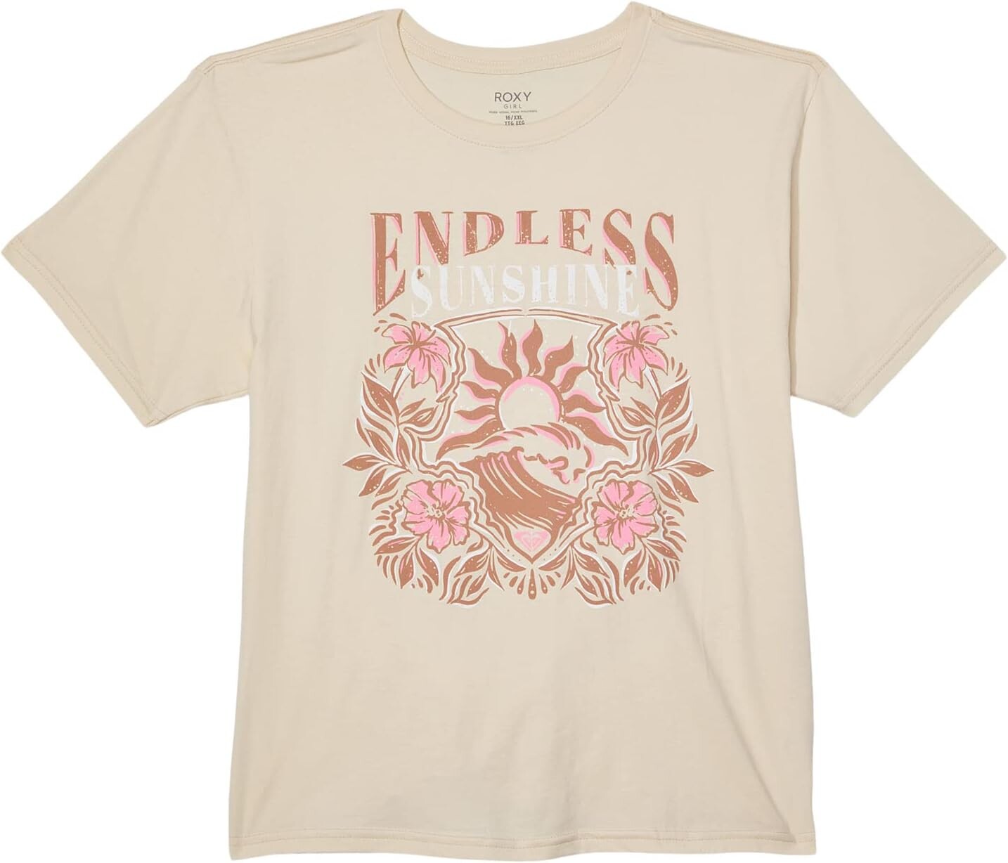 

Футболка Roxy Endless Sunshine Oversized T-Shirt, цвет Tapioca