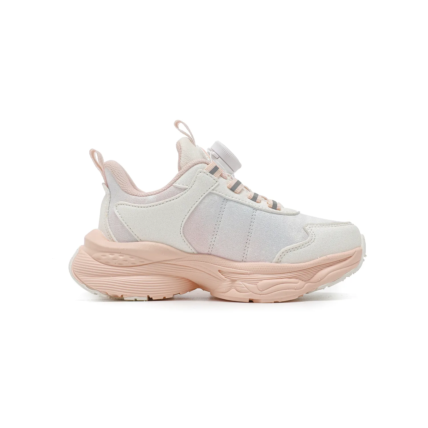 Детские беговые кроссовки Frozen Disney, Light Gray Pink[Waterproof Leather Upper] — фото 4