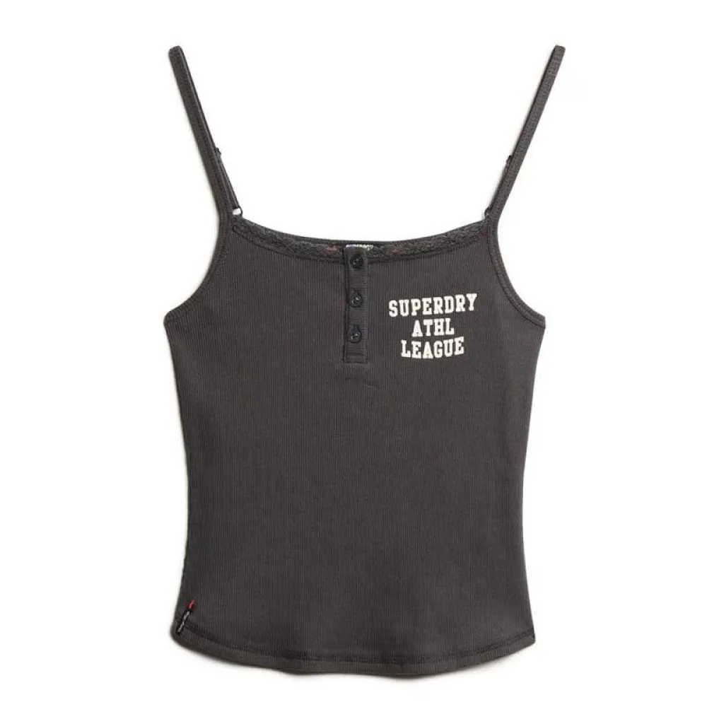 

Футболка без рукавов Superdry Ath Ess Graphic, черный