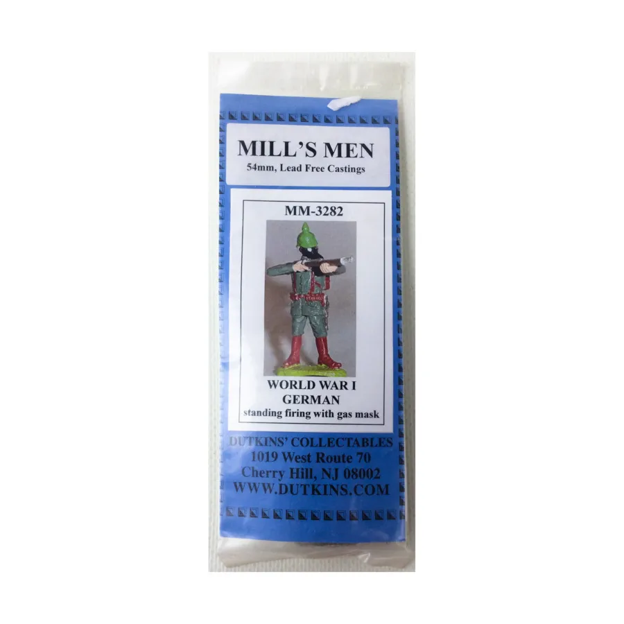 

Немецкий – стоя, стрельба в противогазе, Mill's Men - WWI (54mm)