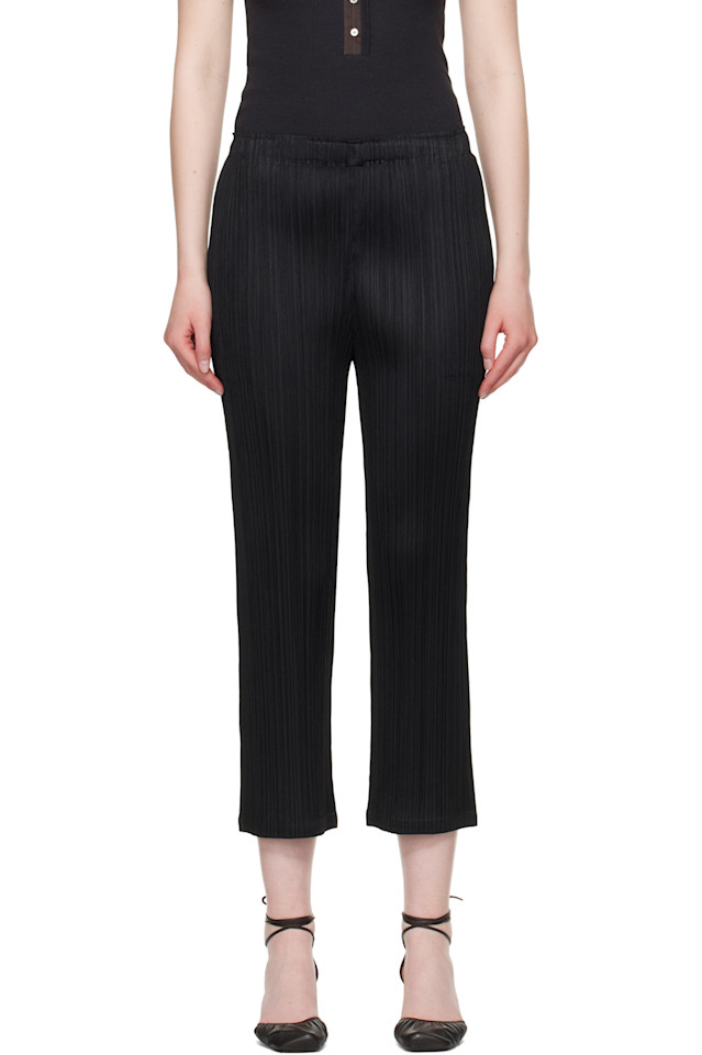 

Ежемесячные цветные брюки May Pleats Please Issey Miyake, черный