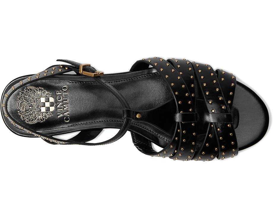 Сандалии Vince Camuto Chaya Studded Gladiator Flat Sandals, черный — фото 2