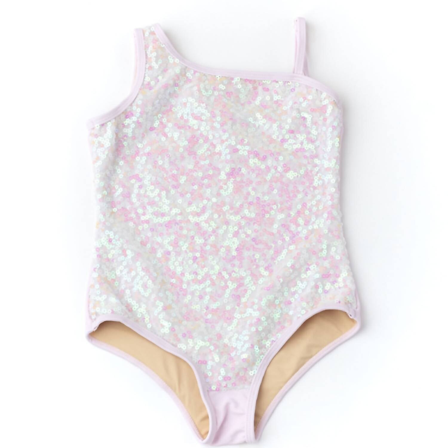 

Светло-розовый слитный купальник с пайетками Grils Daisy Shade Critters