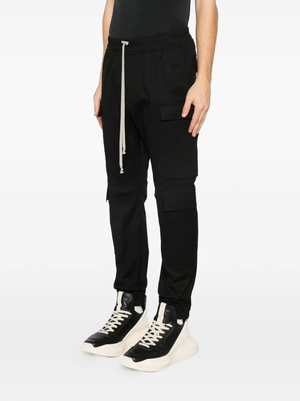 Карго-брюки Mastodon на шнурке Rick Owens, черный — фото 3